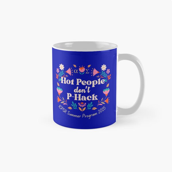 Item preview, Hot People don't P-Hack: 2025 ICPSR Summer Program (for dark backgrounds) designed and sold by ICPSR.