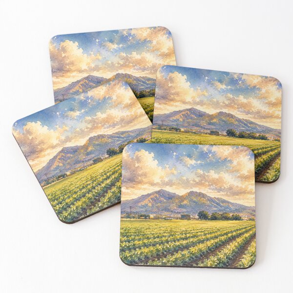 Item preview, Golden Fields Beneath Mount Diablo designed and sold by Kimberly Palmer.