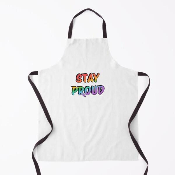 Item preview, STAY PROUD Rainbow LGBT Q pride month designed and sold by Inspirationmotivation.