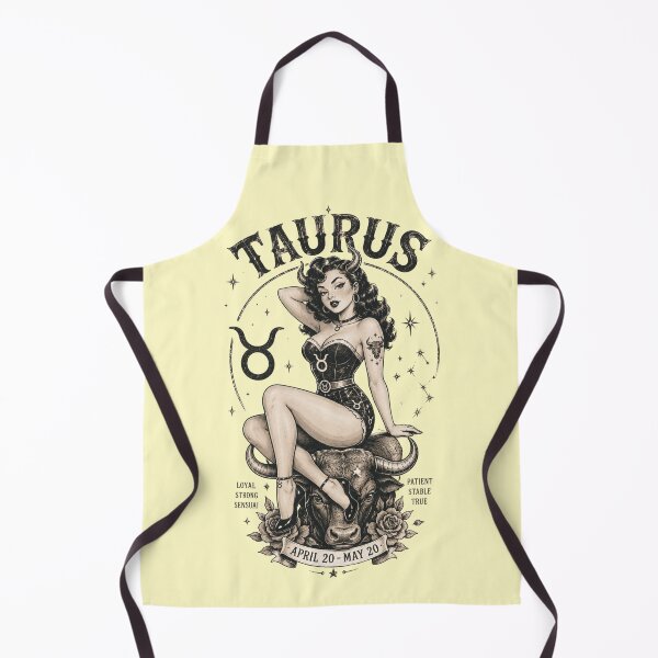 Item preview, Taurus Zodiac Pin-Up Girl Design | Vintage Astrology Horoscope Gift for Taurus designed and sold by TheStephanieRome.
