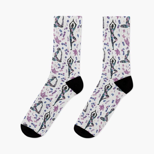 Item preview, Tree & King Pigeon Pattern - White Jewel Tones (Yoga Botanicals Series) designed and sold by Winooski Designs.