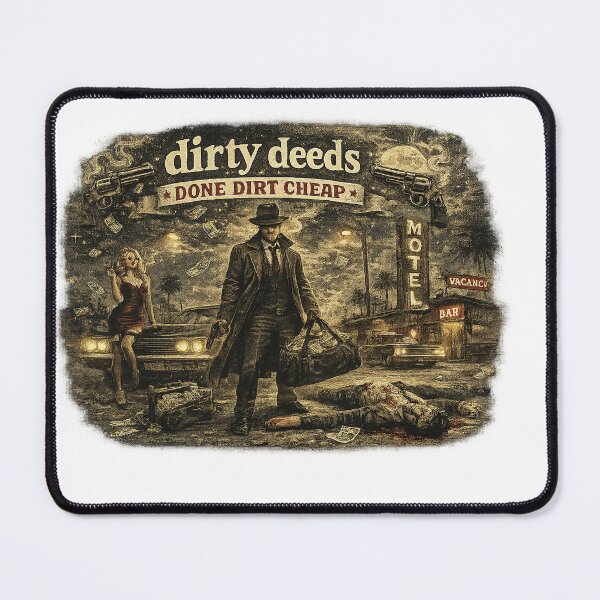 Item preview, Dirty Deeds Done Dirt Cheap Vintage Outlaw Western Art designed and sold by Hookesmode.