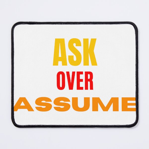 Item preview, Ask over Assume Rec"over"y T-Shirt designed and sold by app-ar-el.