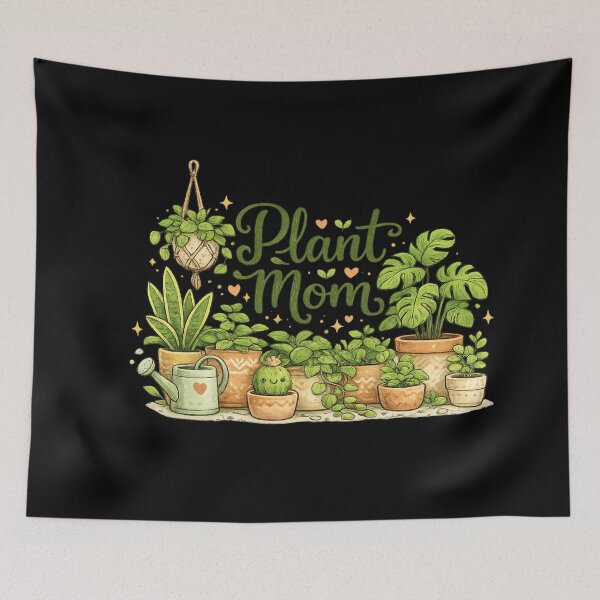 Item preview, Plant Mom – Cute Houseplant Lover Botanical Gift for Plant Lovers designed and sold by Wild Horizon Studio.