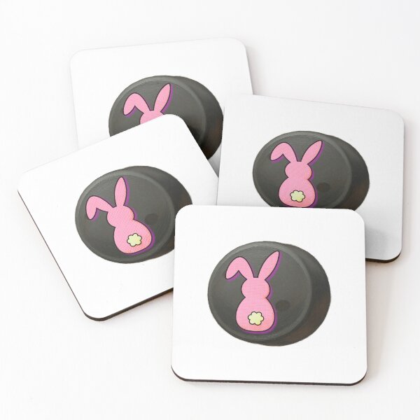 Item preview, Pink Puck Bunny Hockey Puck designed and sold by SunandShade.