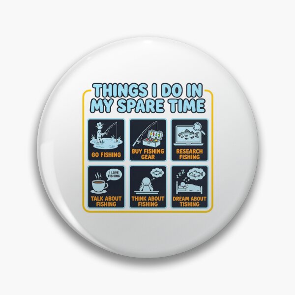 Item preview, Things I Do In My Spare Time Fishing Funny Angler Fisherman Hobby designed and sold by ZBIFBOUETLA.