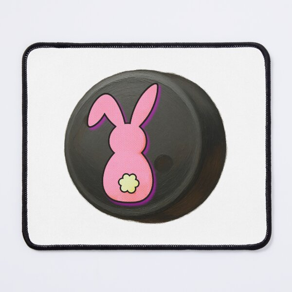 Item preview, Pink Puck Bunny Hockey Puck designed and sold by SunandShade.