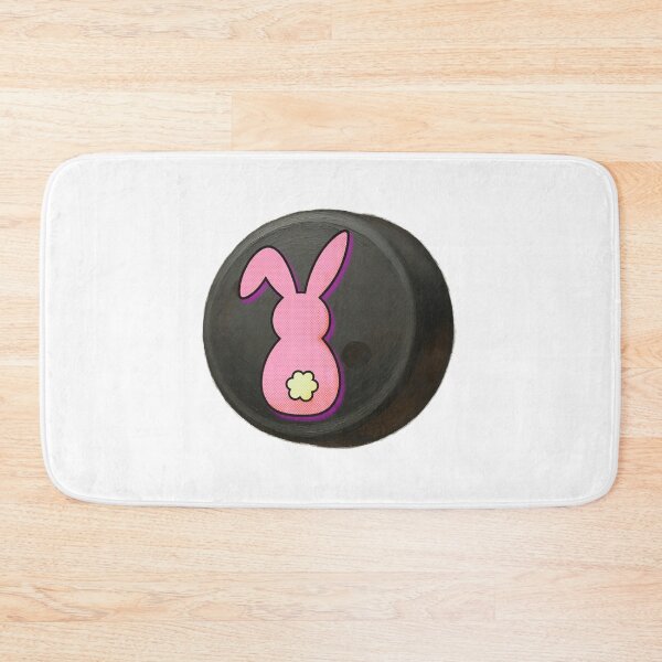 Item preview, Pink Puck Bunny Hockey Puck designed and sold by SunandShade.