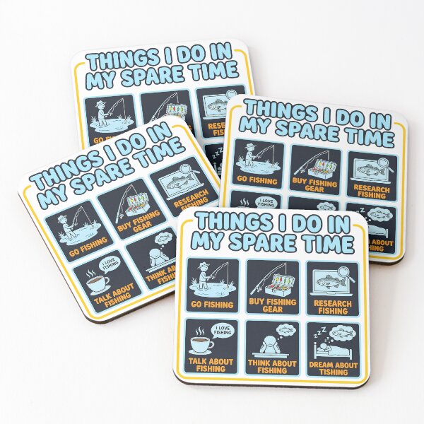 Item preview, Things I Do In My Spare Time Fishing Funny Angler Fisherman Hobby designed and sold by ZBIFBOUETLA.