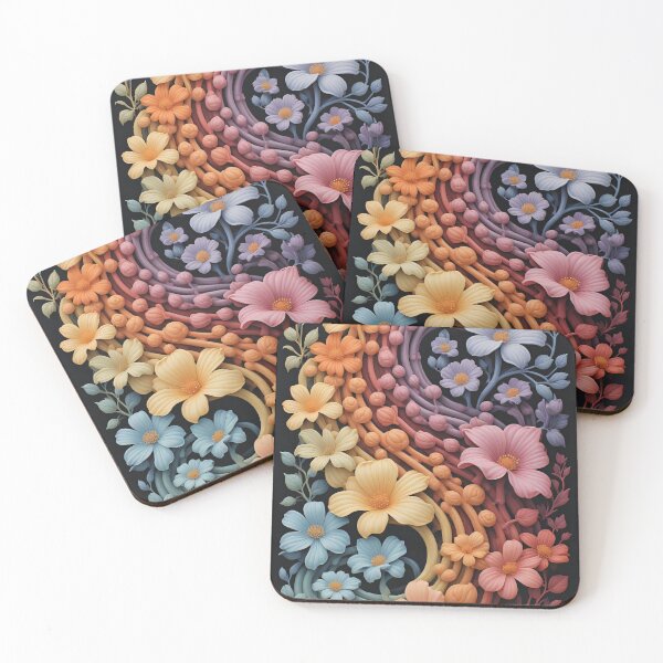 Item preview, Colorful flowers arranged in a rainbow style designed and sold by Mianku | Für das Leben.