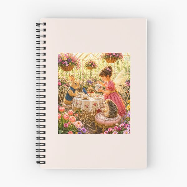 Item preview, Tea Among the Flowers — Enchanted Greenhouse Fairy Tea Party designed and sold by Novel Works Studio.