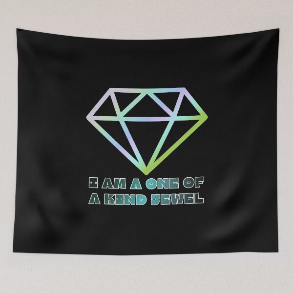 Item preview, I Am A One Of A Kind Jewel - Pastel Holographic Diamond designed and sold by Art IN Pack.