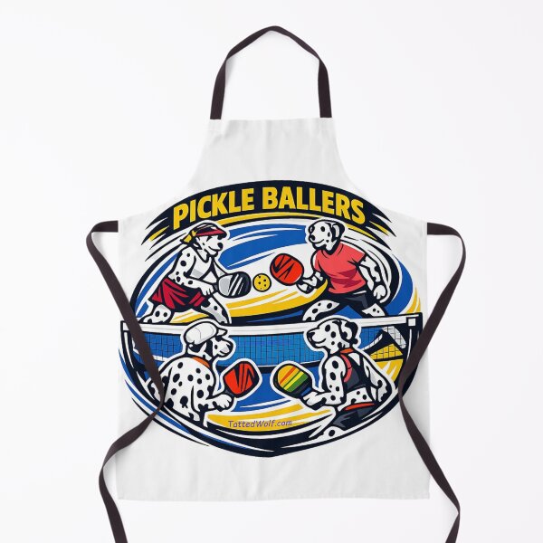 Item preview, Fun and Colorful Pickleball Logo designed and sold by TattedWolf.