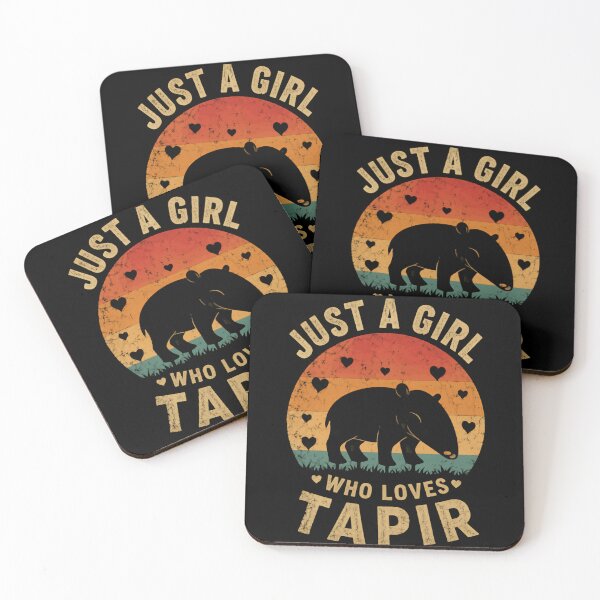 Item preview, Just A Girl Who Loves Tapir Female Wildlife Animal Lover designed and sold by HumansStuck12.