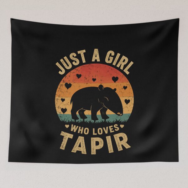 Item preview, Just A Girl Who Loves Tapir Female Wildlife Animal Lover designed and sold by HumansStuck12.