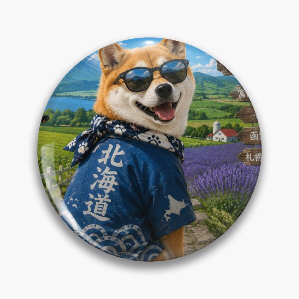 Item preview, Hokkaido summer adventure with Shiba Inu designed and sold by honey-japan.