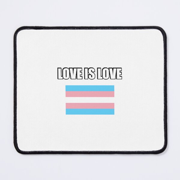 Item preview, LOVE IS LOVE trans pride flag designed and sold by Inspirationmotivation.