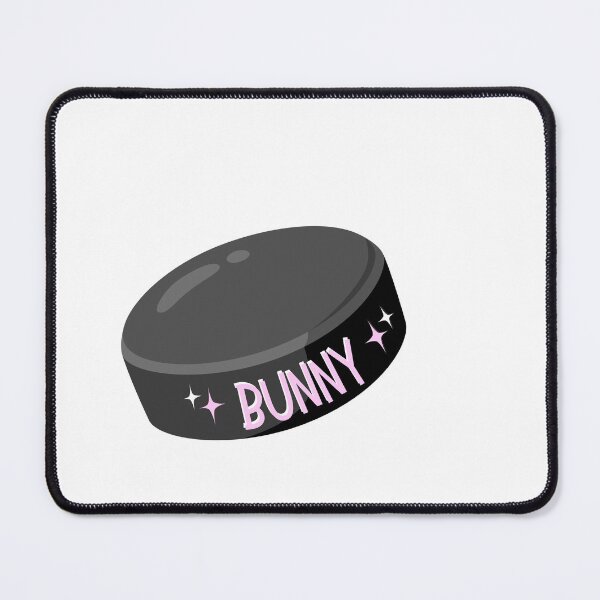 Item preview, Puck Bunny Sparkle Hockey Puck designed and sold by SunandShade.