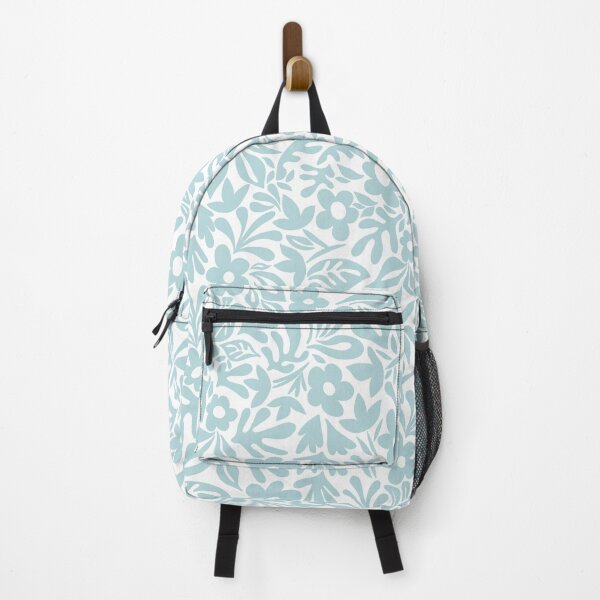 Item preview, Minimalist Core - White Powder Blue designed and sold by Fabricatemyart.