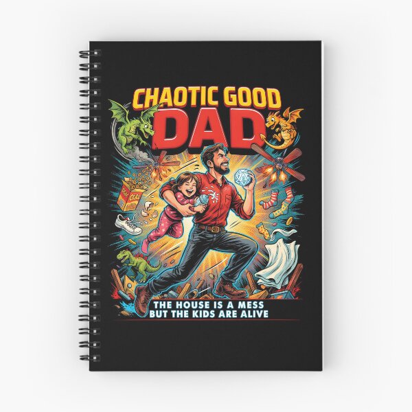 Item preview, Chaotic Good Dad The House is A Mess But The Kids are Alive RPG Alignment Dad designed and sold by Redgiant87x.