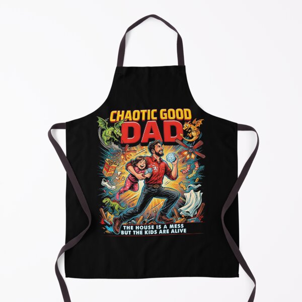 Item preview, Chaotic Good Dad The House is A Mess But The Kids are Alive RPG Alignment Dad designed and sold by Redgiant87x.
