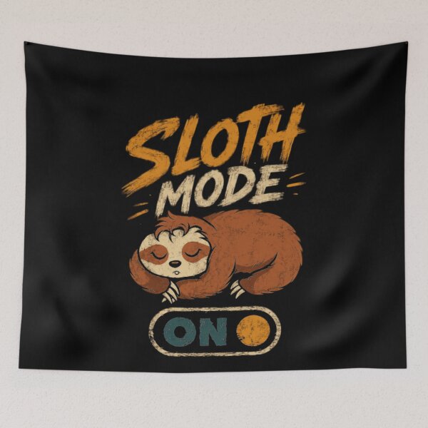 Item preview, Sloth Mode On Lazy Sloth Lover Napping Animal designed and sold by HumansStuck12.