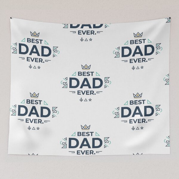 Item preview, Best Dad Paternal Figure Geometric Typography designed and sold by FrankOliver.