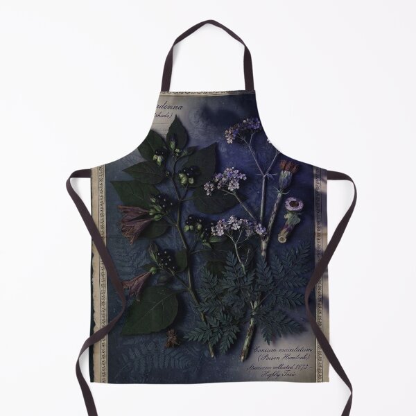 Item preview, Victorian Poisonous Plants: Dark Botanical Specimen Chart designed and sold by WitchyBotanicaArt.