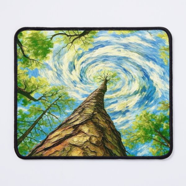 Item preview, Swirling Sky Tree Perspective Artwork designed and sold by NivyasArtistry.