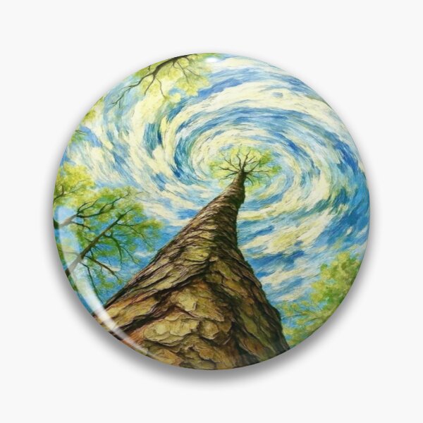 Item preview, Swirling Sky Tree Perspective Artwork  designed and sold by NivyasArtistry.