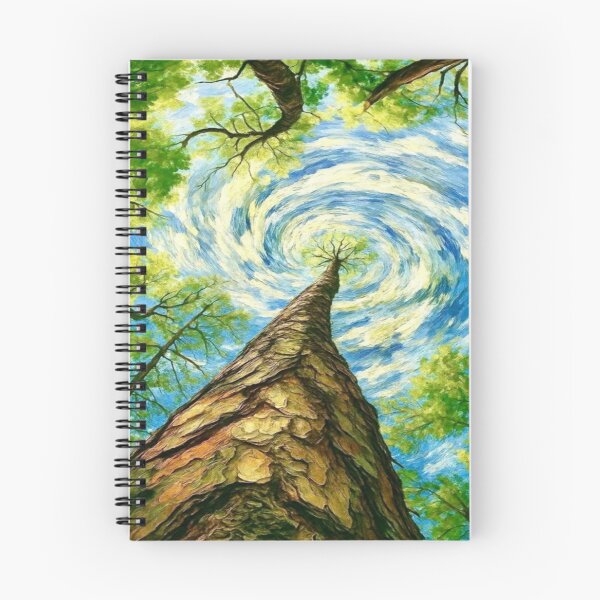 Item preview, Swirling Sky Tree Perspective Artwork  designed and sold by NivyasArtistry.