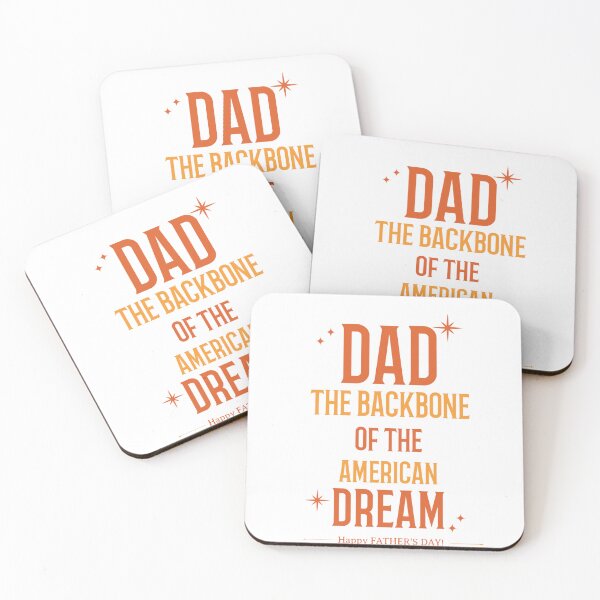 Item preview, Dad the Backbone of the American Dream Father's Day T-Shirt designed and sold by MOSIDRIP™.