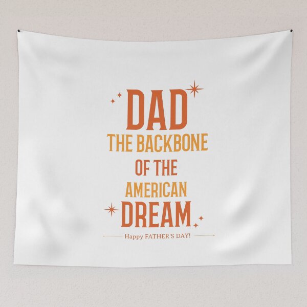 Item preview, Dad the Backbone of the American Dream Father's Day T-Shirt designed and sold by Mosidrip.