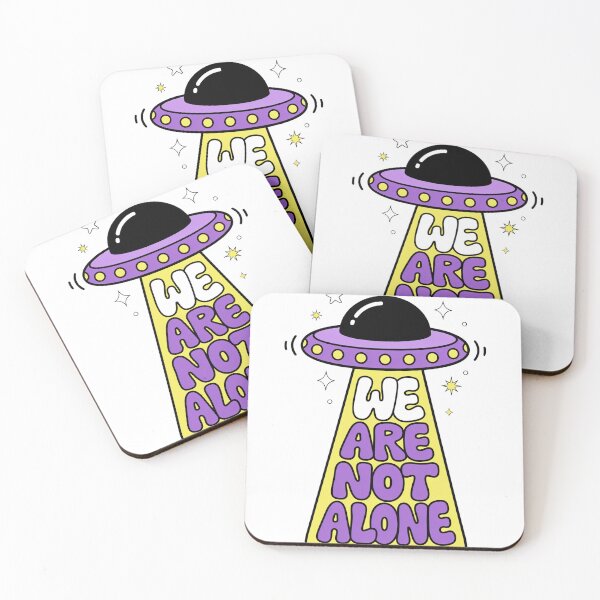 Item preview, We Are Not Alone — UFO Flying Saucer Tractor Beam Funny Space T-Shirt V3 designed and sold by DarylWelsh2024.
