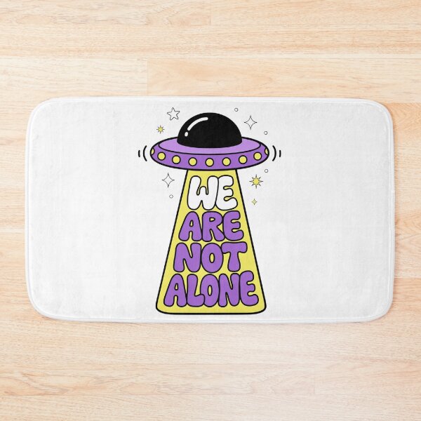 Item preview, We Are Not Alone — UFO Flying Saucer Tractor Beam Funny Space T-Shirt V3 designed and sold by DarylWelsh2024.