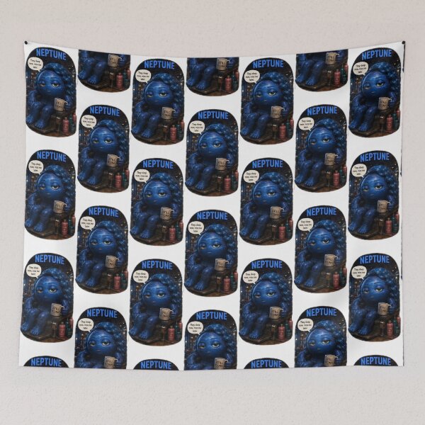 Item preview, NEPTUNE- THEY SLEEP NOW, MISS ME LATER designed and sold by PLANET GOSSIP.