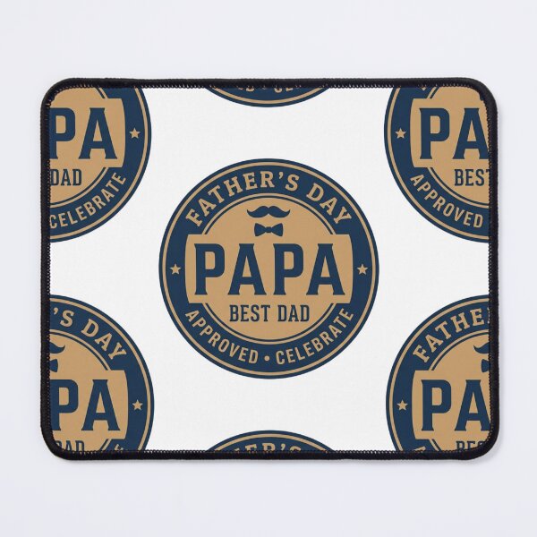 Item preview, Father's Day Papa Best Dad Mustache Bow Tie Graphic designed and sold by FrankOliver.