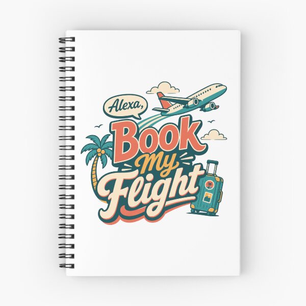 Item preview, Alexa, Book My Flight | Travel Lover Funny Vacation Shirt designed and sold by rushaib.