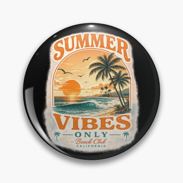 Item preview, Vintage Summer Vibes Only Sunset Beach California Retro Palm Tree Aesthetic designed and sold by MartBook.