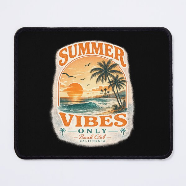 Item preview, Vintage Summer Vibes Only Sunset Beach California Retro Palm Tree Aesthetic designed and sold by MartBook.