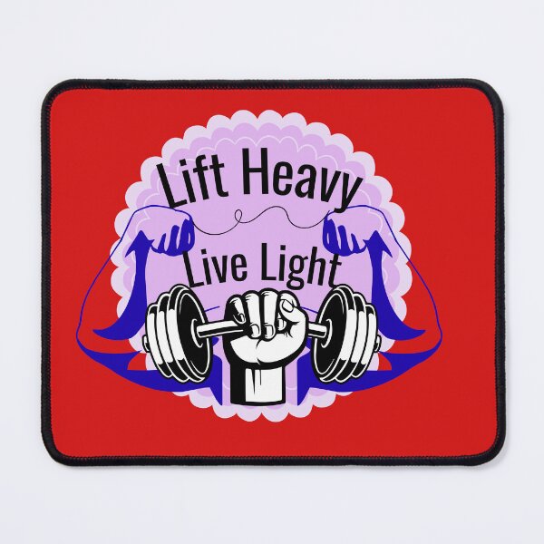 Item preview, Lift Heavy Live Light PNG | Gym Motivation Fitness Workout Design designed and sold by Palette _Vibes.