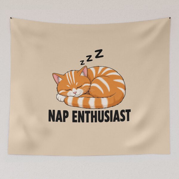Item preview, nap enthusiast | funny cat graphic - sleep lover  designed and sold by tori-isCreating.