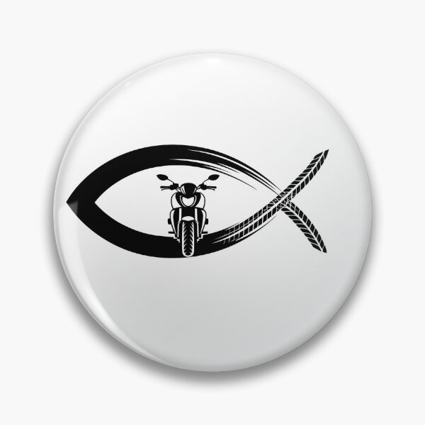 Item preview, Motorcycle christian fish designed and sold by jkrphoto.