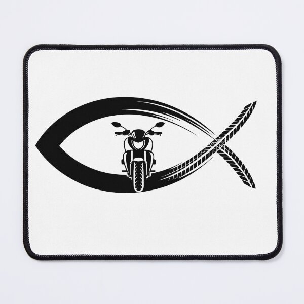 Item preview, Motorcycle christian fish designed and sold by jkrphoto.