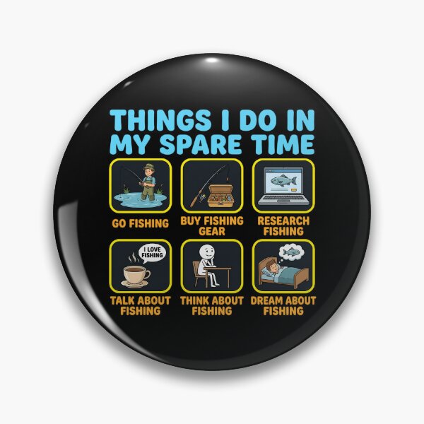 Item preview, Things I Do In My Spare Time Fishing Funny Fisherman Angler Fishing Lover designed and sold by ZBIFBOUETLA.