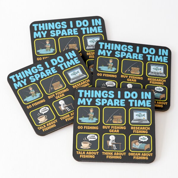 Item preview, Things I Do In My Spare Time Fishing Funny Fisherman Angler Fishing Lover designed and sold by ZBIFBOUETLA.