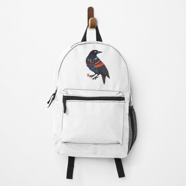 Item preview, Scandinavian Folk Art, Crow With Flower designed and sold by xiao xuans.