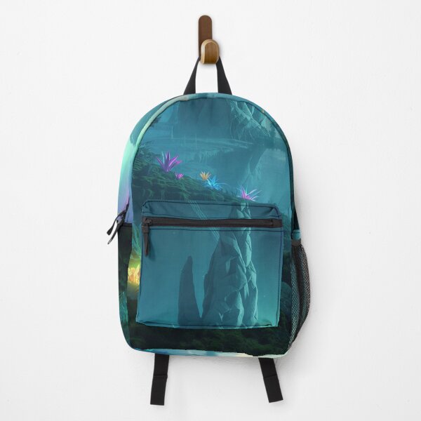 Item preview, Origami Sky Forest Bioluminescent Alien Landscape designed and sold by Luminous Wilds.