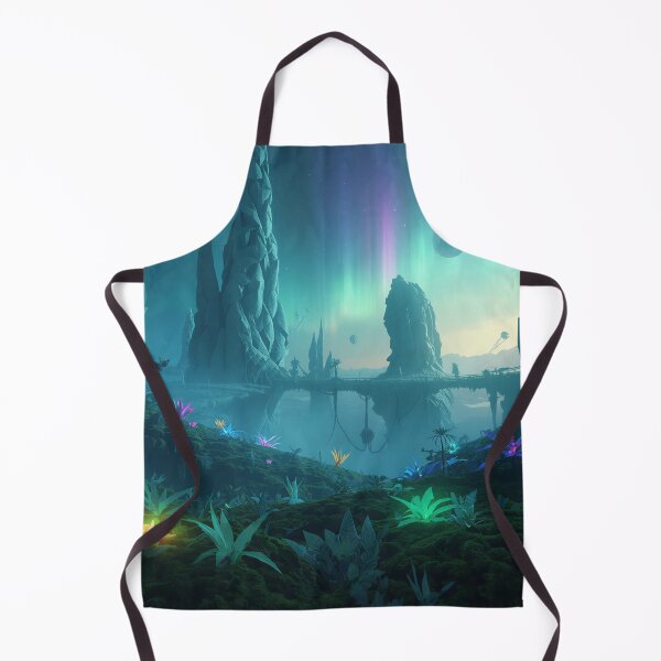 Item preview, Origami Sky Forest Bioluminescent Alien Landscape designed and sold by Luminous Wilds.