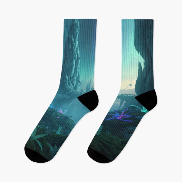 Item preview, Origami Sky Forest Bioluminescent Alien Landscape designed and sold by Luminous Wilds.